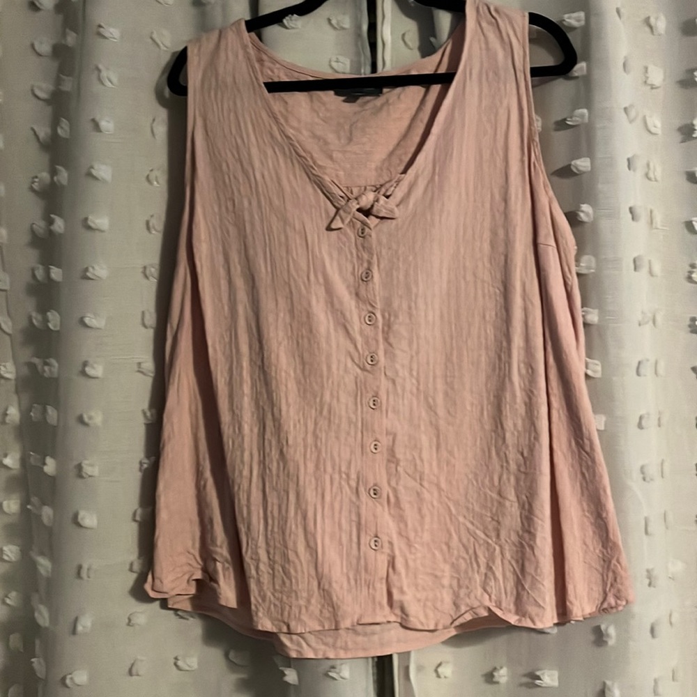 ModCloth Button Up Tank in 1X